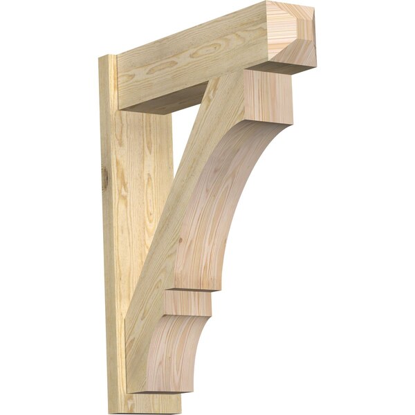 Ekena Millwork Balboa Rough Sawn Craftsman Outlooker, Douglas Fir, 8"W x 30"D x 38"H OUT08X30X38BOA04RDF - main